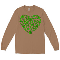 Toasted Coconut shamrock heart Long Sleeve Tee - Artiststas