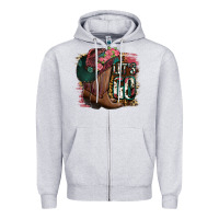Heather Grey Let's Go Zipper Hoodie - Jasminsmagicworld