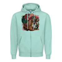 Seafoam Let's Go Zipper Hoodie - Jasminsmagicworld