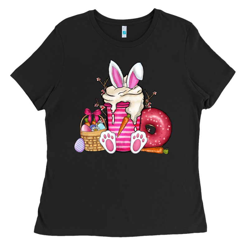 Easter Day Coffee Ladies Tee by CowhideDigitalArt | Teevron