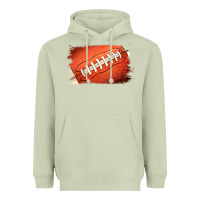 Matcha Football Brushstroke Heavyweight Hoodie - RanaPortraitStore
