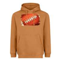 Meerkat Football Brushstroke Heavyweight Hoodie - RanaPortraitStore