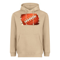 Mushroom Football Brushstroke Heavyweight Hoodie - RanaPortraitStore
