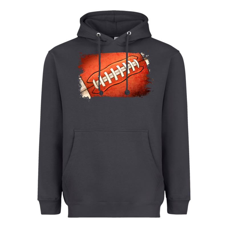 Football Brushstroke Heavyweight Hoodie by RanaPortraitStore | Teevron