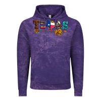 Cloud Purple texas with arrow and sunflowers Vintage Hoodie - Artiststas