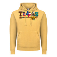 Vintage Mustard texas with arrow and sunflowers Vintage Hoodie - Artiststas