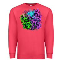 Cardinal Colorful Leopard patch Premium Sweatshirt - RanaPortraitStore