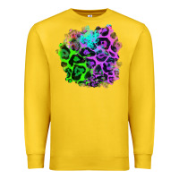 Lemon Colorful Leopard patch Premium Sweatshirt - RanaPortraitStore
