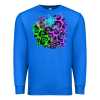 True Royal Colorful Leopard patch Premium Sweatshirt - RanaPortraitStore