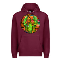 Burgundy lobster round Premium Hoodie - BarkalooDesign