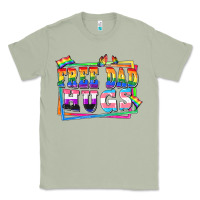 Matcha Free dad hugs pride Classic Tee - FaDigitalArtStudio