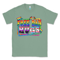 Sage Free dad hugs pride Classic Tee - FaDigitalArtStudio