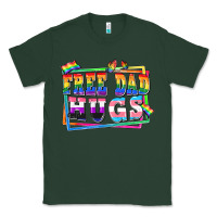 Sports Green Free dad hugs pride Classic Tee - FaDigitalArtStudio