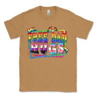 Toasted Coconut Free dad hugs pride Classic Tee - FaDigitalArtStudio