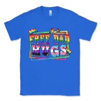 True Royal Free dad hugs pride Classic Tee - FaDigitalArtStudio