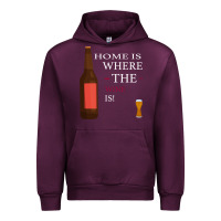 Mauve Wine HOME IS WHERE THE WINE IS Urban Hoodie - Bettercallsaul