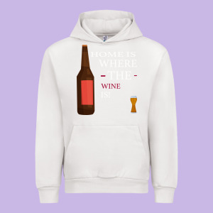 Home Is Where The Wine Is Urban Hoodie Designed By Bettercallsaul