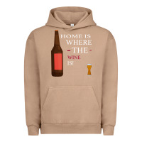 Pigment Burro HOME IS WHERE THE WINE IS Urban Hoodie - Bettercallsaul