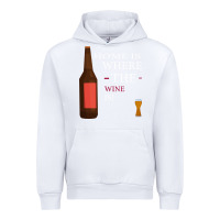 White HOME IS WHERE THE WINE IS Urban Hoodie - Bettercallsaul
