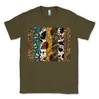 Army Green Western Brushstroke Classic Tee - Jasminsmagicworld
