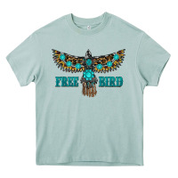 Arona turquoise freebird Heavy Core Tee - RanaPortraitStore