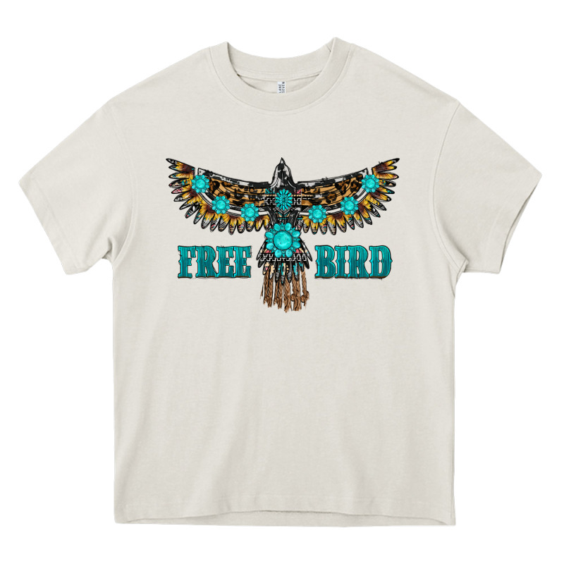 Turquoise Freebird Heavy Core Tee by RanaPortraitStore | Teevron
