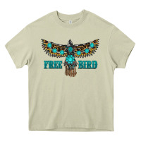 Mossy turquoise freebird Heavy Core Tee - RanaPortraitStore