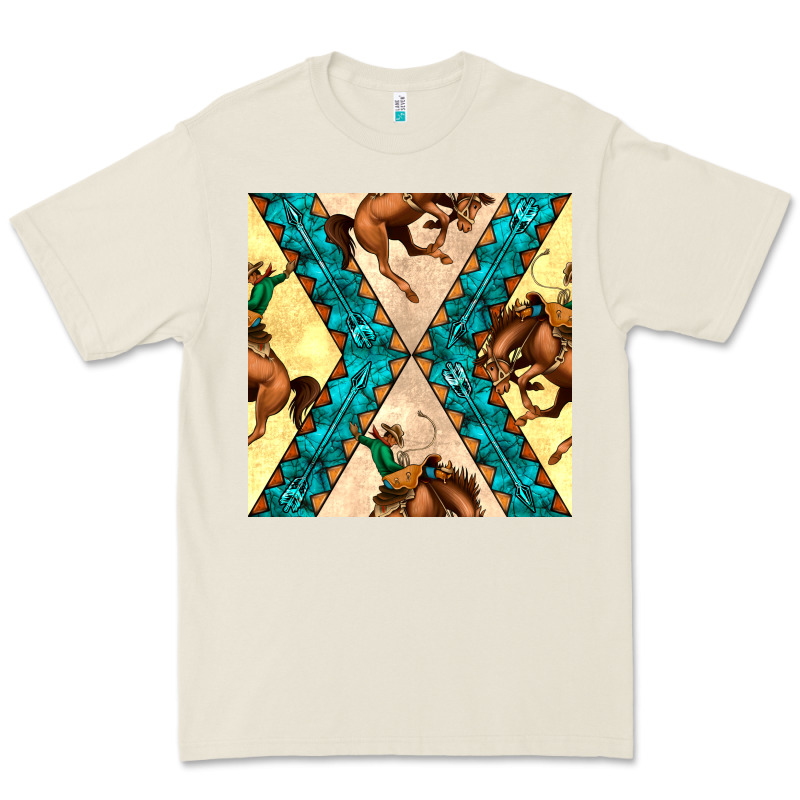Native American Aztec Seamless Pattern 6 Premium Tee by BundleAndBundleShop | Teevron