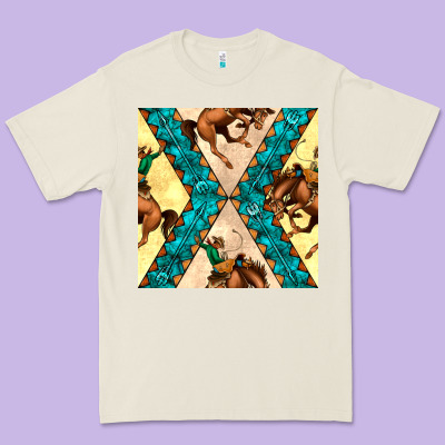Native American Aztec Seamless Pattern 6 Premium Tee Designed By Bundleandbundleshop