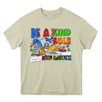 Mossy Be a kind sole Autism Awareness Heavy Core Tee - FaDigitalArtStudio