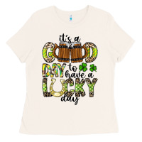 It's A Good Day To Have A Lucky Day Ladies Tee | Teevron