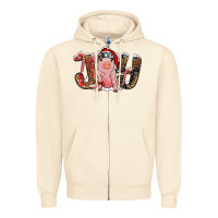 Sandshell joy with pig Zipper Hoodie - RanaPortraitStore
