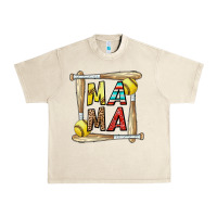 Sandshell softball mama Urban Heavy Tee - CowhideDigitalArt