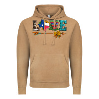 Love Texas Serape Cowhide Cactus And Sunflowers Vintage Hoodie | Teevron