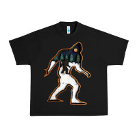 Black bigfoot wood layered christmas Urban Heavy Tee - DesigneFamous