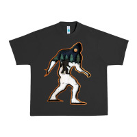 Pigment Black bigfoot wood layered christmas Urban Heavy Tee - DesigneFamous