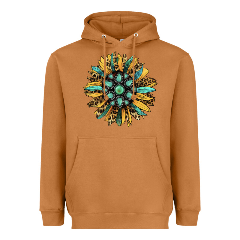 Gemstone Sunflower Heavyweight Hoodie by RanaPortraitStore | Teevron