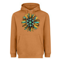 Meerkat Gemstone Sunflower Heavyweight Hoodie - RanaPortraitStore