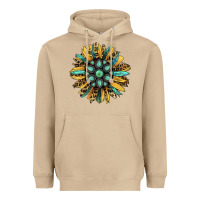 Mushroom Gemstone Sunflower Heavyweight Hoodie - RanaPortraitStore