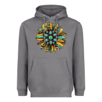 Storm Gemstone Sunflower Heavyweight Hoodie - RanaPortraitStore