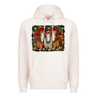 Christmas Horses Premium Hoodie | Teevron