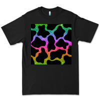 Black cow glitter seamless pattern Premium Tee - BundleAndBundleShop