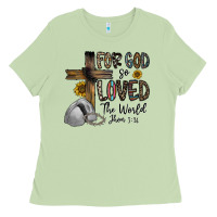 Matcha for god so loved the world jhon Ladies Tee - CowhideDigitalArt