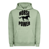 Pigment Oil Green Horse Power Urban Hoodie - Bettercallsaul