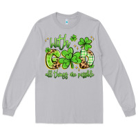 Moon Dust with god all things are possible Long Sleeve Tee - Artiststas