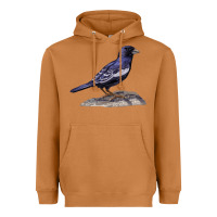 Meerkat Lark Bunting Colorado State Bird Heavyweight Hoodie - RanaPortraitStore