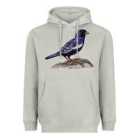 Moon Dust Lark Bunting Colorado State Bird Heavyweight Hoodie - RanaPortraitStore