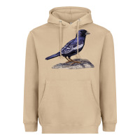 Mushroom Lark Bunting Colorado State Bird Heavyweight Hoodie - RanaPortraitStore