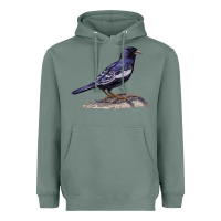 Sage Lark Bunting Colorado State Bird Heavyweight Hoodie - RanaPortraitStore