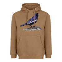 Toasted Coconut Lark Bunting Colorado State Bird Heavyweight Hoodie - RanaPortraitStore